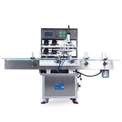 Máy Chiết rót Đóng nắp chai tinh dầu tự động 4 vòi