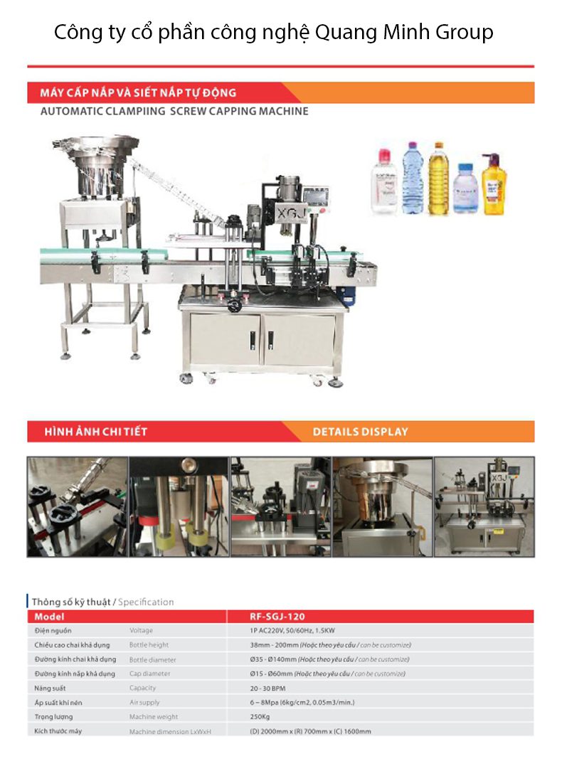 Thong so may cap va siet nap tu dong