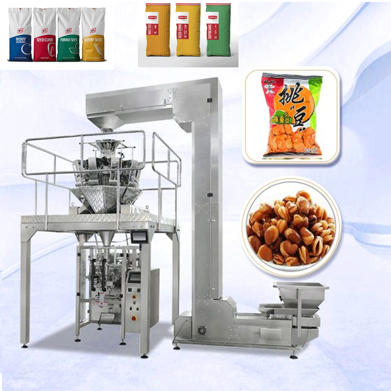 Hình ảnh máy đóng gói cân định lượng 10 đầu cân Hình ảnh máy đóng gói cân định lượng 10 đầu cân