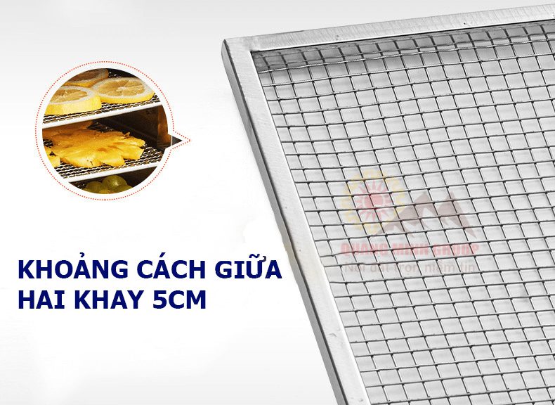 Tủ Sấy Thực Phẩm Đa Năng 24 Khay 9 Chất liệu khay an toàn