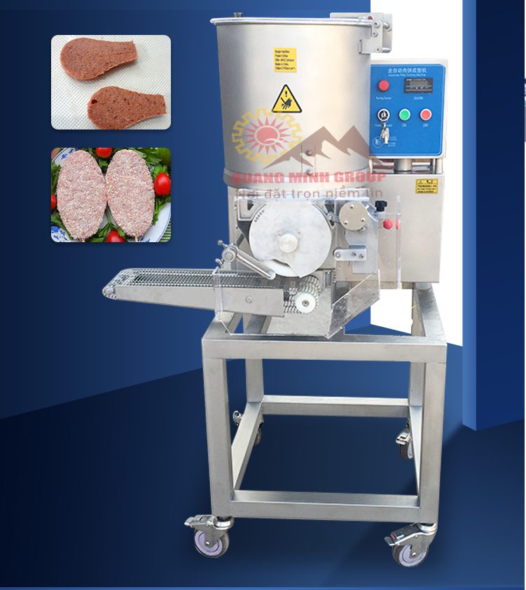 Máy Tạo Hình Dạng Thịt Chả Cá - Thịt Bò - Thực Phẩm Tự Động QM-CXJ 5 Máy-tạo-hình-sản-phẩm