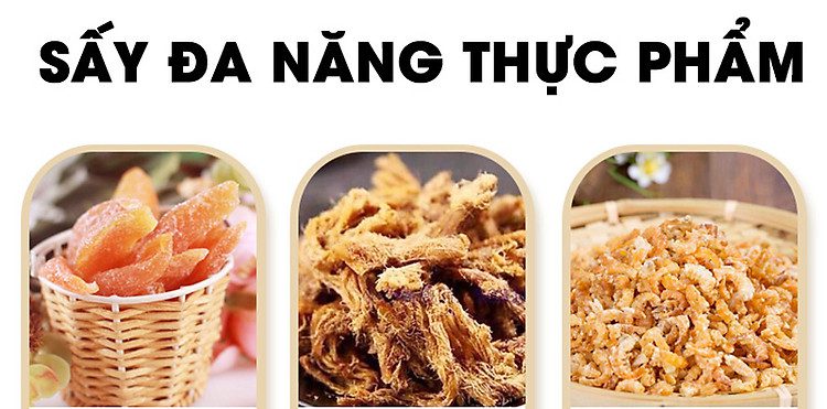 Sản phẩm sấy đa năng bằng tủ sấy 24 khay Sản phẩm sấy đa năng bằng tủ sấy 24 khay