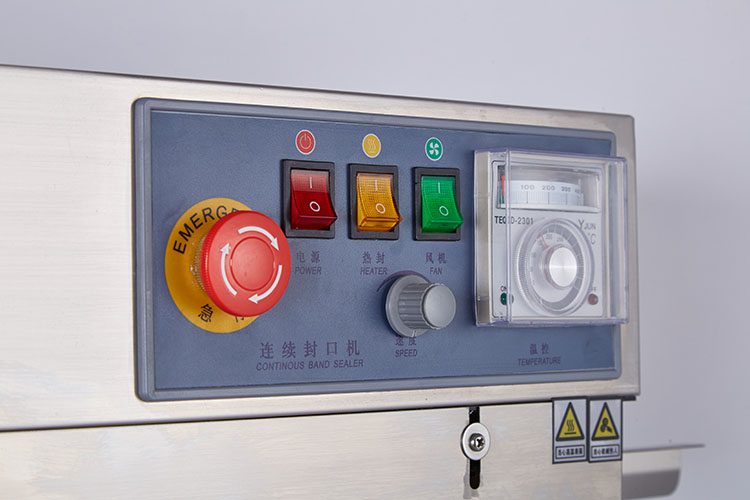 bảng điều khiển máy hàn miệng túi liên tục - túi đứng
