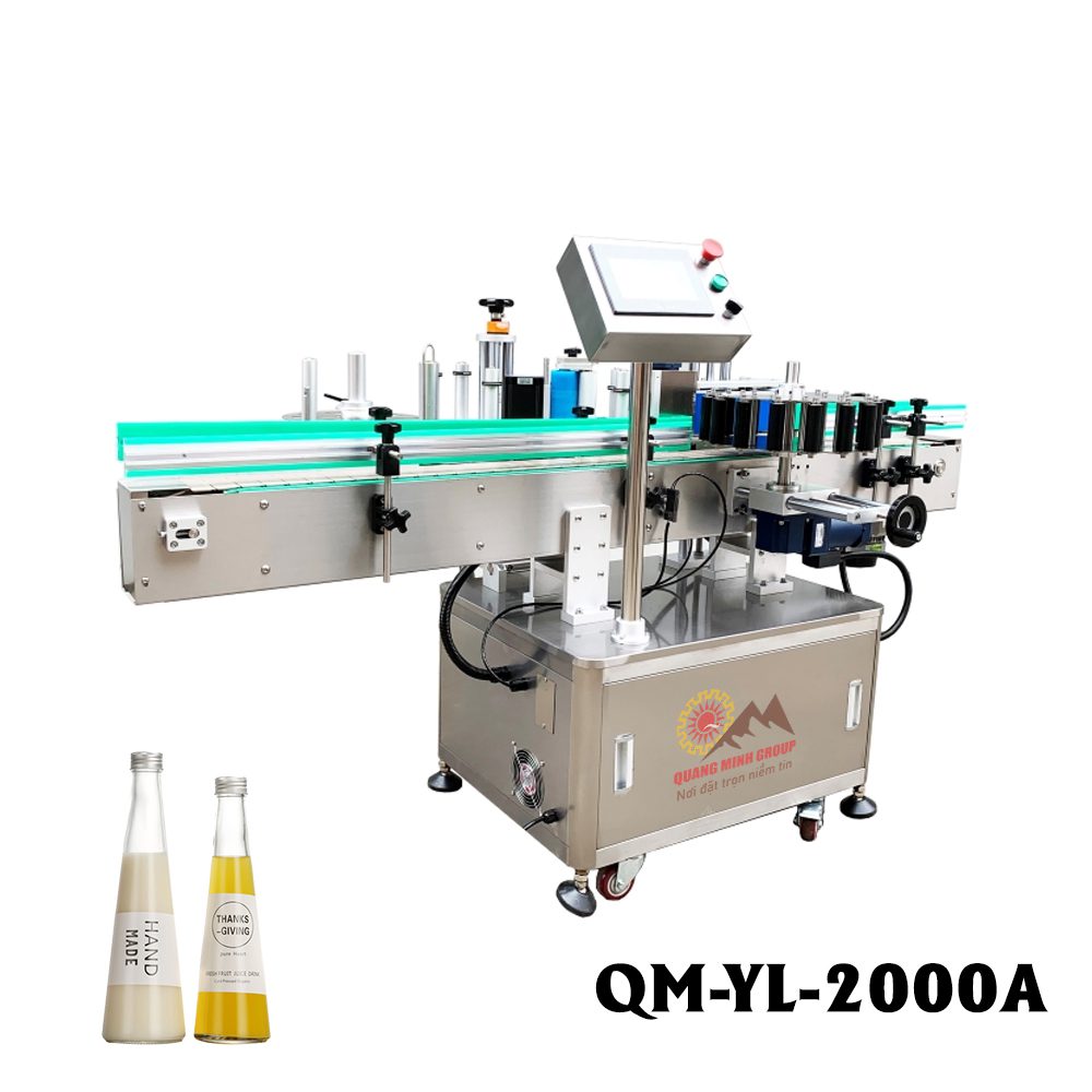 Máy dán nhãn chai côn tự động Mã máy QM-YL-2000H