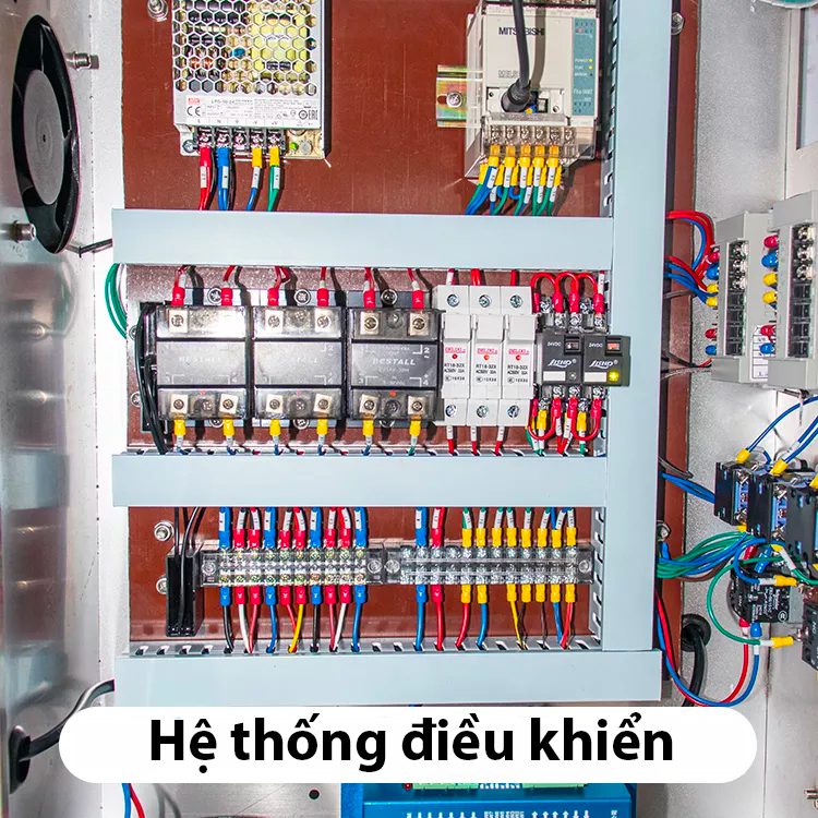 Hệ thống điều khiển thiết bị đóng gói túi dầu gội