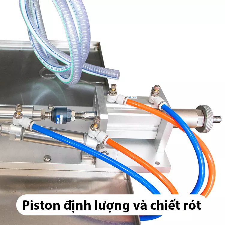 Piston định lượng và chiết rót của máy đóng gói dầu gội đầu