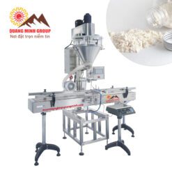 Máy đóng gói bột cà phê - bột ớt - bột giặt cấp liệu dạng trục vít QM-HZFC