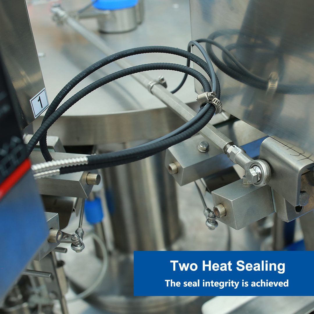 Đóng miệng túi zip 2 bước chắc chắn