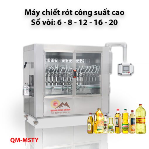 Máy chiết rót công suất cao - Máy chiết rót nhiều đầu 6-8-12-16-20 đầu chiết