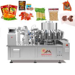 Máy đóng gói bơm khí nito tự động | Đóng gói bằng mâm xoay tốc độ cao