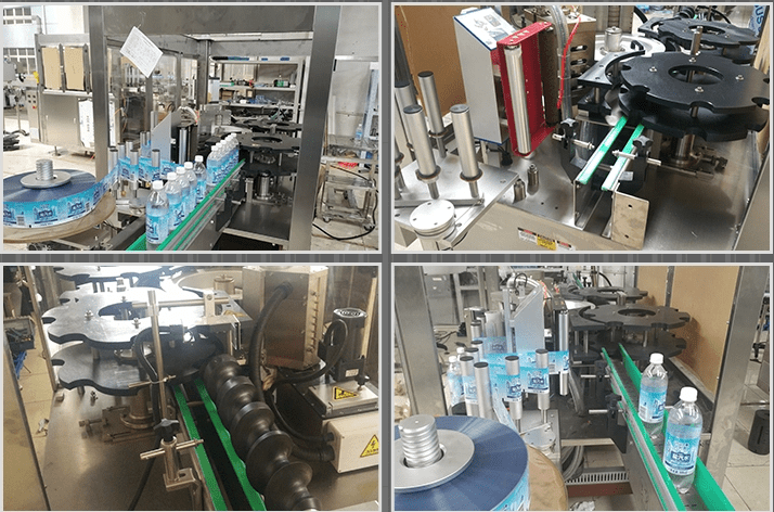 Hình ảnh thực tế của máy cắt nhãn và dán nhãn bằng keo tự động công suất cao