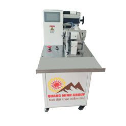 Máy cuốn nhãn dán dây điện - Dán nhãn dây cáp bán tự động QM-SR-240S