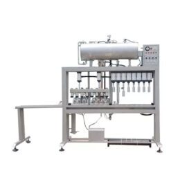 Máy chiết rót và đóng nắp chai lọ bán tự động dạng 4-6-8 vòi