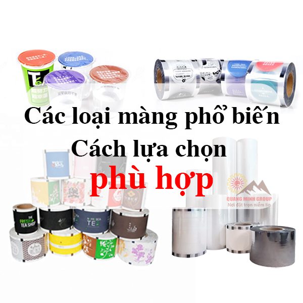 Các loại màng dán miệng khay hũ được sử dụng rộng rãi