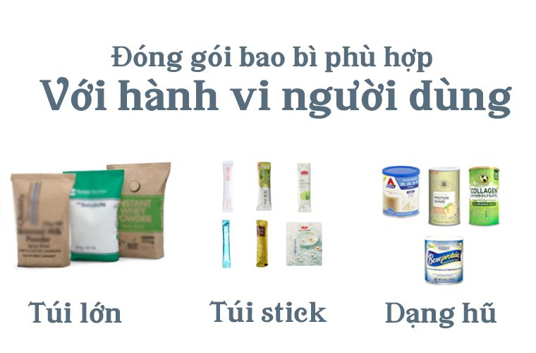 Đóng gói bao bì phù hợp đúng với hành vi người tiêu dùng