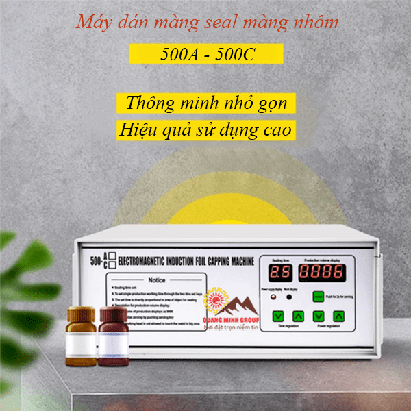 Hiệu quả dán màng seal của máy dán màng seal màng nhôm cầm tay 500A và 500C