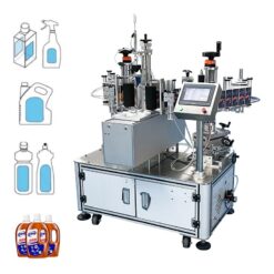 Máy dán nhãn chai vuông 2 mặt bán tự động QM-102