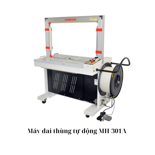 Máy đai thùng tự động MH-301A - Máy đóng đai thùng giá rẻ