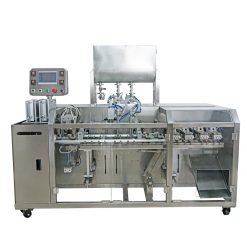 Máy đóng gói túi sẵn dùng cho chất lỏng 2 vòi chiết QM-130 (10-100 gram)