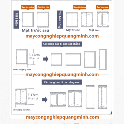 Các kiểu dạng bao bì máy đóng gói quang minh đóng được